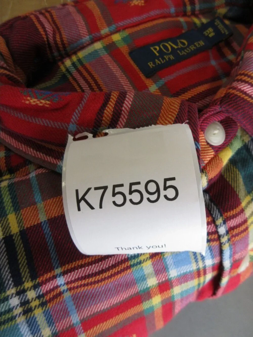 Polo Ralph Lauren Shirt 3XB Button Up Flannel Southwestern Tartan Lined